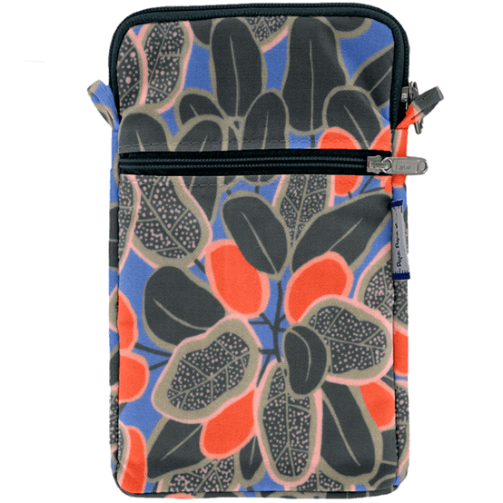 Quilted phone pocket kumquat party