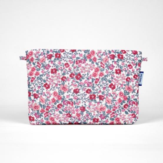 Coton clutch bag rose grenadine