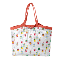 Pleated tote bag - Medium size soda pop