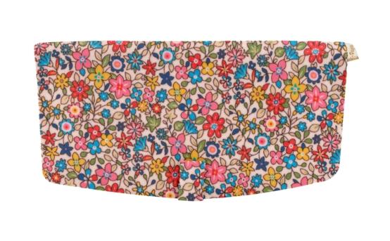 Flap of shoulder bag mille et une fleurs
