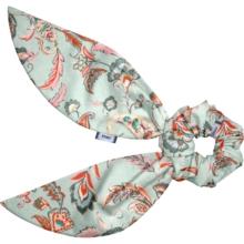 Short tail scrunchie vert bohème