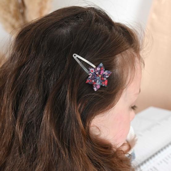 Star flower hairclip romance fleurie