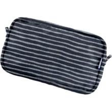 Belt bag striped silver dark blue