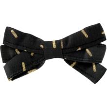 Ribbon hair slide golden straw