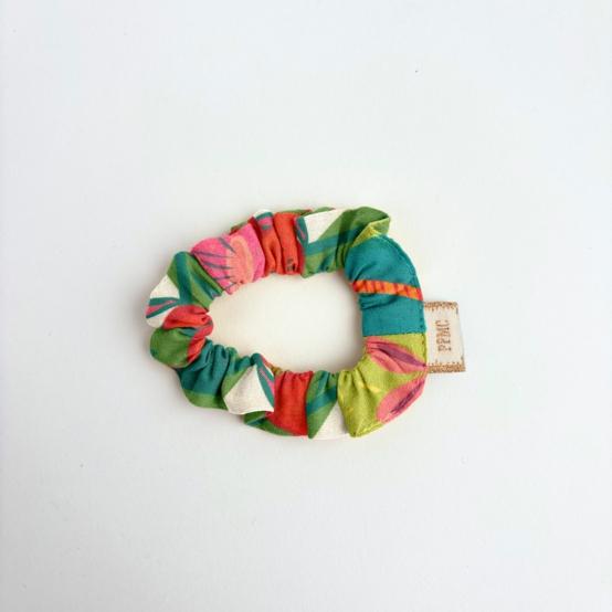 Mini Scrunchie fleurs des iles