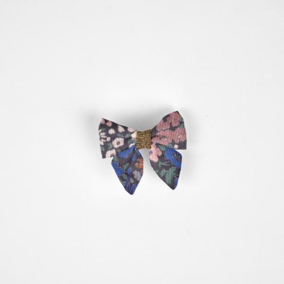 Mini bow tie clip monet lilas