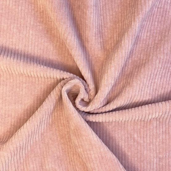 Velvet fabric pink corduroy