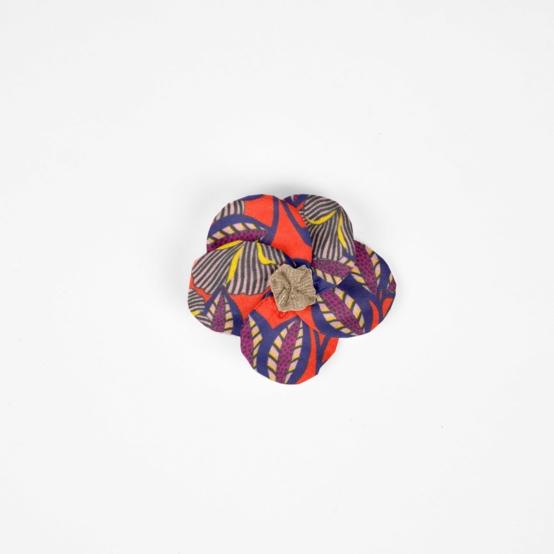 Flower petal hair slide small  calypso