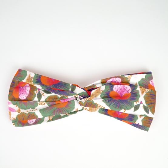 crossed headband fleur de thé