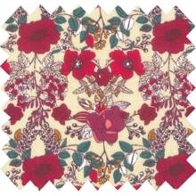 Cotton veil fabric poppy