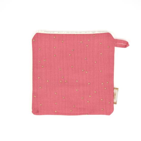 Makeup Remover cotton gaze pois or rose sorbet