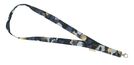Lanyard necklace flocon doré