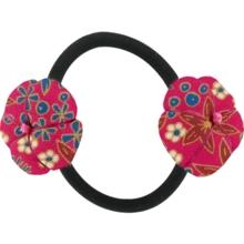 Japan flower pony-tail holder badiane framboise