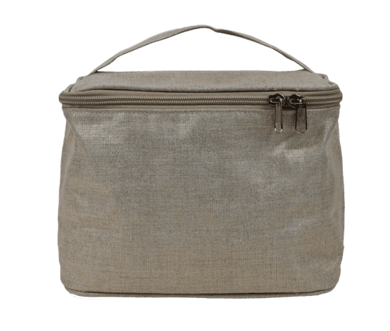 Large vanity golden linen