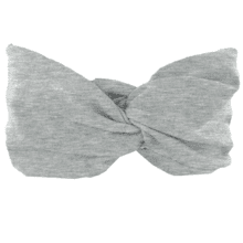 Jersey Crossed Headband Child gris chiné a8