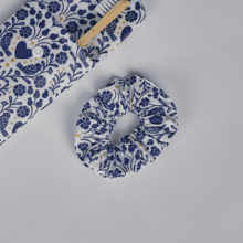 Small scrunchie scandinavia bleu