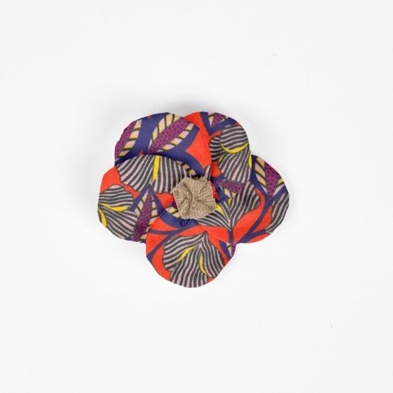 Flower petal hair slide small  calypso