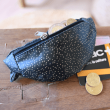 Banana walletPORT.MON.BAN glitter black
