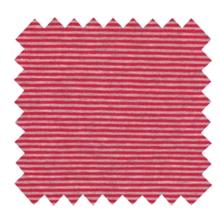Jersey fabric red grey striped