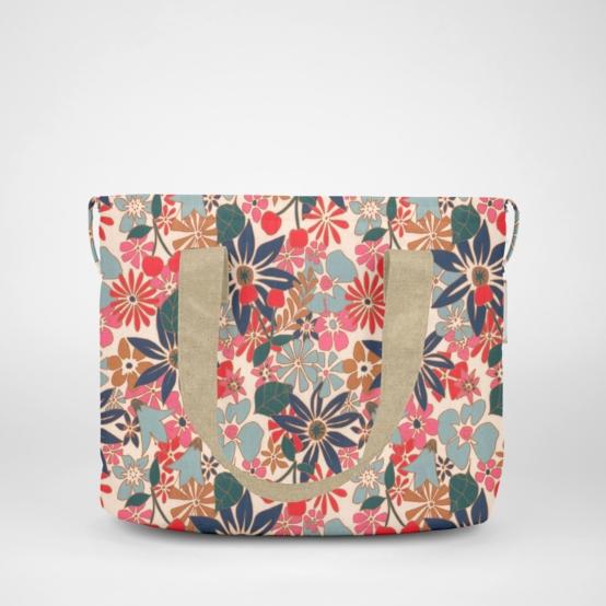 Cooler bag cerise en fleur