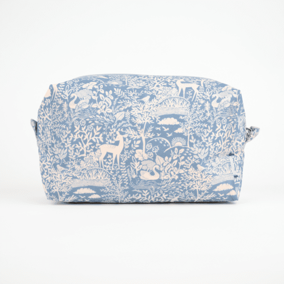 Rectangular toiletry bag toile de biche