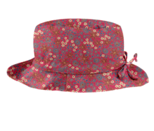 Rain hat adjustable-size T3 badiane framboise