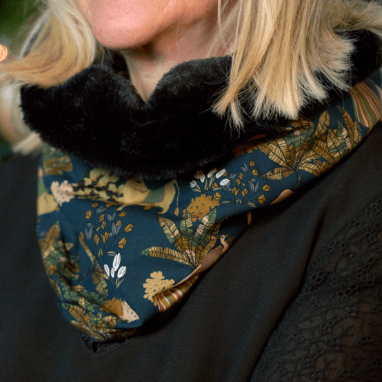 Adult Fur scarf snood eden indien