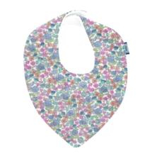 bandana bib pastel fleuri