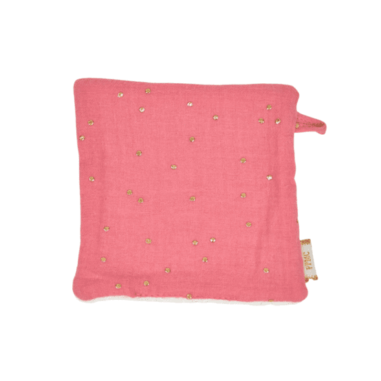 Makeup Remover cotton gaze pois or rose sorbet