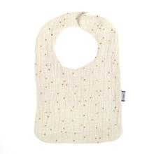 Bib - Baby size gaze pois or écru