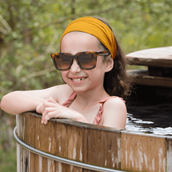 Headscarf headband- child size yellow ochre
