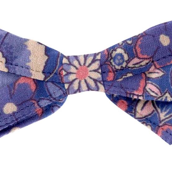 Ribbon bow hair slide lavandula