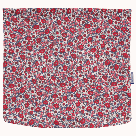 Square flap of saddle bag  rouge corolle
