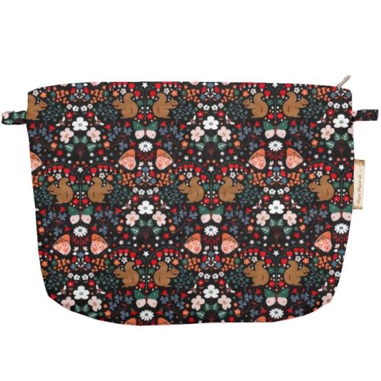 Coton clutch bag casse noisette