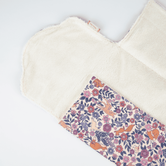 Changing pad comptine enchantée rose