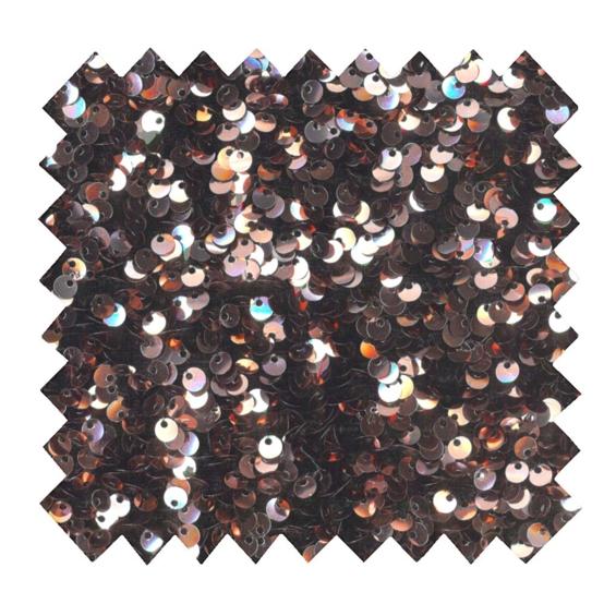 Sequin fabric bronze sequins