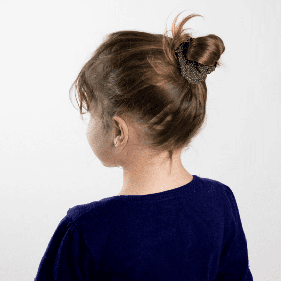 Mini Scrunchie glitter black