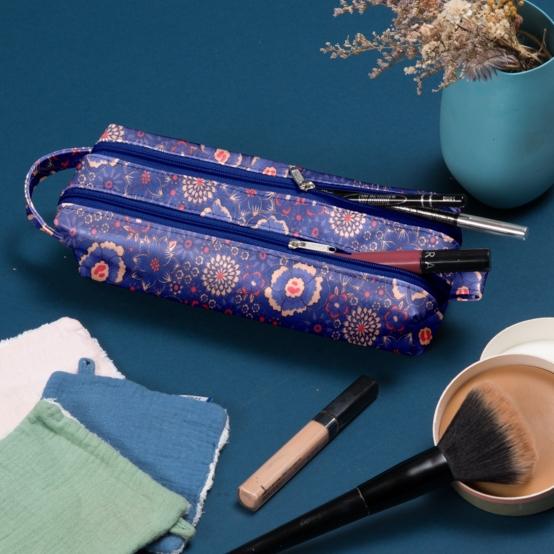 Double compartment school kit lavandula