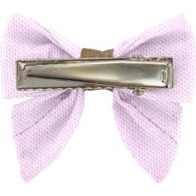 Mini bow tie clip light pink