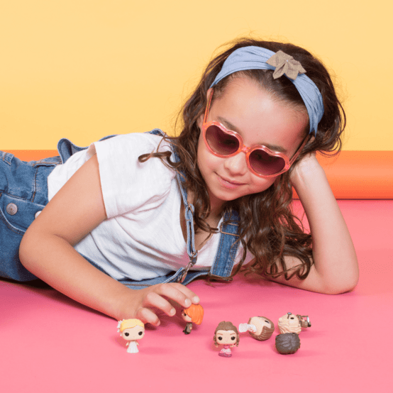 Headscarf headband- child size oxford blue