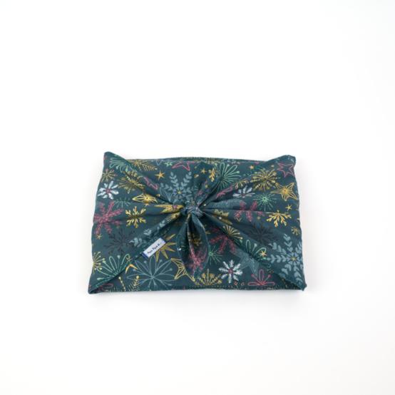 Fupochiki M (17.5 x 24 cm) ex2556 christmas star gold green blue