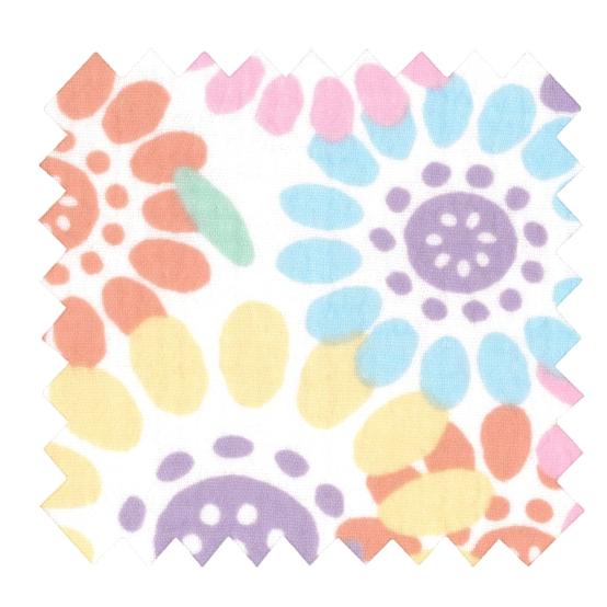 Cotton Fabric ex2636 pop floral gauze