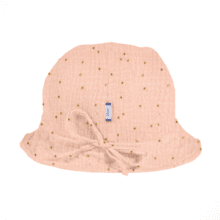 Sun Hat for baby gaze pois or rose