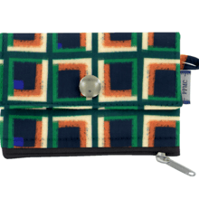 zipper pouch card purse carré d'art