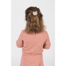 Meow hair slide  glitter linen