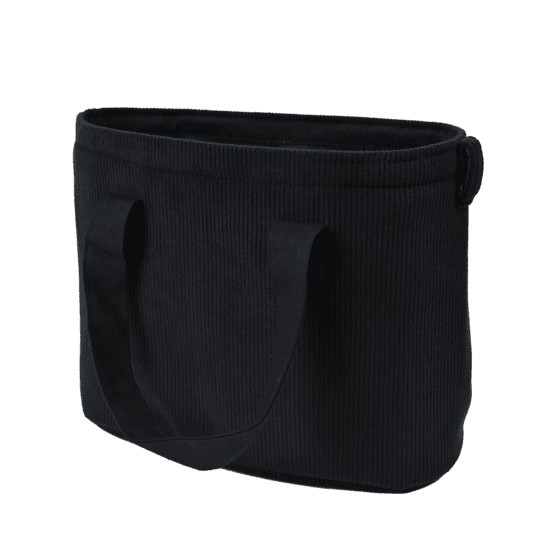 Cooler bag black corduroy
