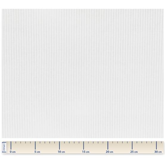 Jersey fabric white ribbed jersey