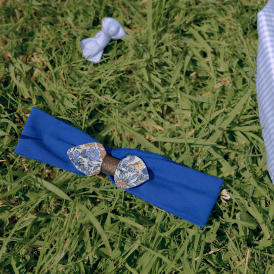 Jersey knit baby headband comptine enchantée