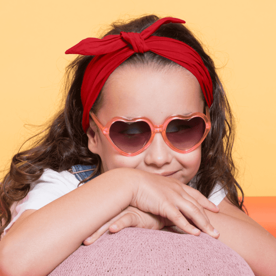 Headscarf headband- child size red