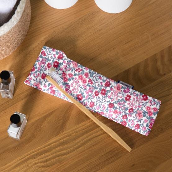 Toothbrush bag rose grenadine